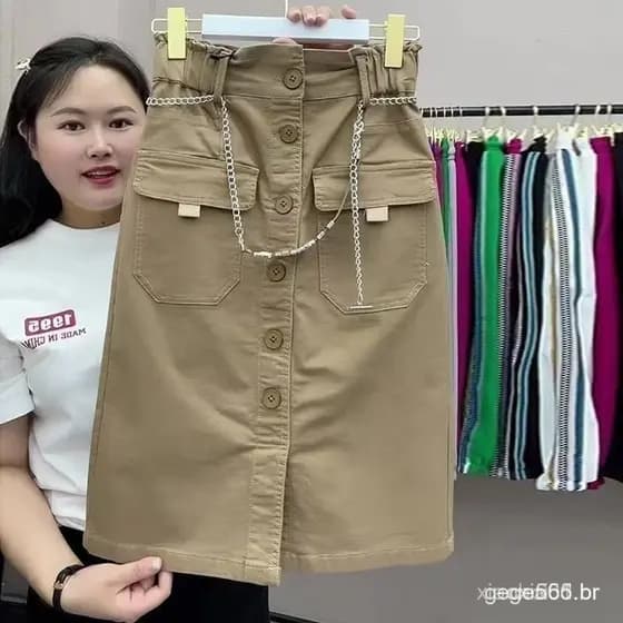 Novo Vestido de Verão em Algodão Puro, Versão Coreana de Primavera, Saia Curta, Produtos Femininos Europeus One B