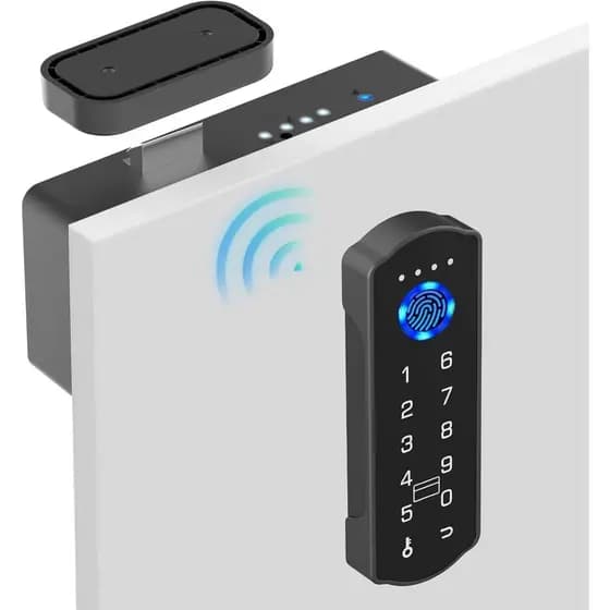 Fechaduras Inteligentes Anweller para Armários à Prova de Crianças, Fechaduras de Gaveta com Impressão Digital à Prova d