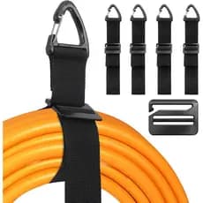 Organizador de Cabos de Extensão - Suporte para Cabos de Extensão para Garagem, Galpão, RV, Armazenamento de Ferramentas