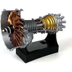 Kit de Modelo de Motor Turbofan TR900 para Aeronaves, Modelo de Motor Turbojato, Presente para Adultos, Brinquedo Educat