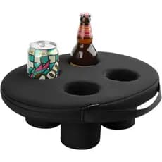 Suporte Flutuante para Bebidas em Neoprene - 4 Porta-Copos Flutuantes para Cerveja e Bebidas na Piscina para Diversão Aq