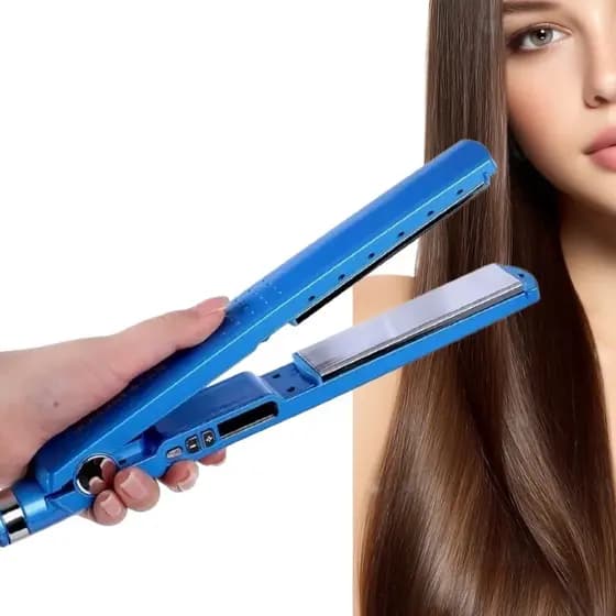 Prancha Chapinha de Cabelo Bivolt 110V/220V Nano Titanium