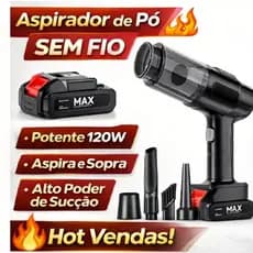 Aspirador De Pó Para Carro Soprador De Poeira Sem Fio Recarregável De Alta Potência Envio imediato