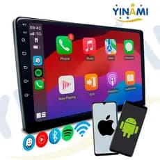 Central Multimídia Ajustável 7" 2DIN CarPlay/Android Auto Bluetooth 5.0