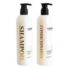 Kit 1 Shampoo + 1 Condicionador Veinira Profissional 500ml Importado