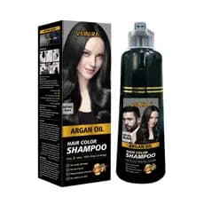 Shampoo Profissional Tonalizante  Preto ou Castanho  Natural 400ml – Sem Amônia – Veinira
