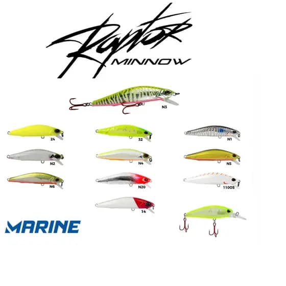 Isca Artificial Marine Sports Raptor Shad 70 Original 7cm 8g • Tucunaré • Traíra • Dourado
