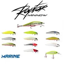 Isca Artificial Marine Sports Raptor Shad 70 Original 7cm 8g • Tucunaré • Traíra • Dourado