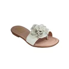 Rasteirinha Infantil Menina Chinelo Flor Pe de Ouro
