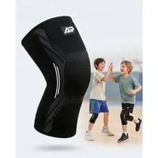 Joelheira Infantil Esportiva Compressão Antiderrapante  Vôlei Futebol Bike Proteção Criança  Original