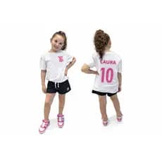 Kit infantil Camisa 100% Algodão com Bermuda Moleton Blusa Macia Shorts Moleton Shorts Moletinho