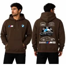 Moletom Unissex BMW Blusâo Confortável Peluciado Capuz e Bolso Canguru Envio Imediato
