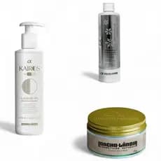 Kit Para Cabelo Pomada, Shampoo Anti Caspa e Leave-in M12/12 Macholândia