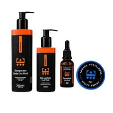 Kit Para Barba Shampoo Balm Oleo E Pomada Embaixador