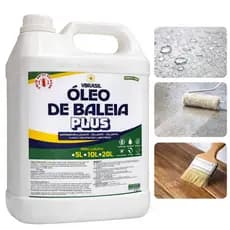 Óleo de Baleia Plus 5L Resina Impermeabilizante Selante Anti Mofo N. Fiscal