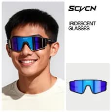 Óculos de Ciclismo SCVCN UV400, Óculos Esportivos da Moda, Óculos de Sol para Corrida ao Ar Livre