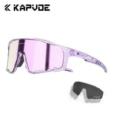 Óculos de Ciclismo KAPVOE UV400, Óculos Esportivos da Moda, Óculos de Sol para Corrida ao Ar Livre