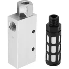 Gerador de Vácuo CV-20HS, Ejetor de Ar Pneumático com Silenciador