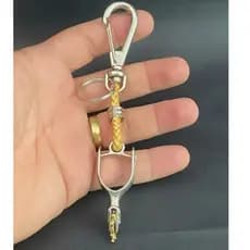 Chaveiro de Couro Cru Espora SV8396