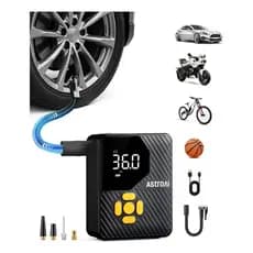 Compressores Ar Portátil Tire Inflator L7 Mini 150 Astroai Amarelo 12v