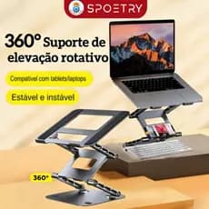 Suporte Dobrável Para Notebook De 3 Camadas, Portátil, Com Elevação Ajustável, Para Tablet