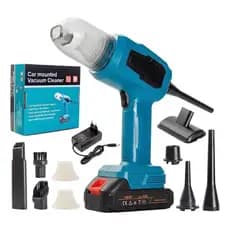 Aspirador Soprador De Carro S/ Fio 48v 3000mah Alta Potencia - MGC