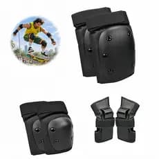 Kit Proteção Adulto/infantil Skate Patins Bike,Inclui joelheiras, cotoveleiras e protetores de pulso