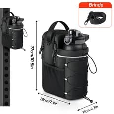 Bolsa Magnética Para Garrafa De Água Fitness Com 3 Ímã , Grande Capacidade Copo Específico Academia