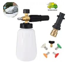 Canhão De Espuma Para Lavadora Alta Pressão Snow Foam, 1000ml, Para K2 K3 K4 K5 K6 K7
