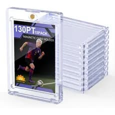Toploader Magnético Rígido 35/55/100PT com Suporte – Protetor para Cartas TCG (10/15 Peças)