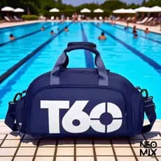 Mala Bolsa Esportiva Academia Mochila Transversal Impermeável Com Porta Tênis Mala De Bordo Viagem Multifuncional