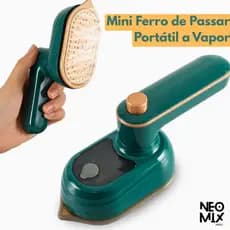 Mini Ferro De Passar Roupa Portatil A Vapor Viagem Compacto Vaporizador De Roupas Passa Vertical Pratico Mala