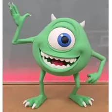 Action Figure Mike Wazowski 26cm | Monstros S.A. Disney Pixar | Boneco Colecionável Premium