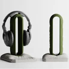 Suporte para Fone de Ouvido Gamer Premium Organizador de Mesa para Setup, Headset, Home Office e Streamer