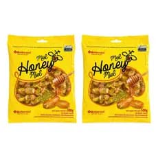 Kit 2 Pacotes Bala Sabor Mel Natural Recheada Soberana 1kg