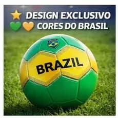 Bola Futebol Brasil Tamanho 5 Copa Do Mundo Verde Amarela Bola Treino