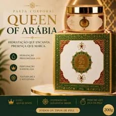 Creme Hidratante Corporal Queen Of Arábia Isabelle la Belle Luxo Árabe 200g