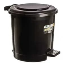 Lixeira para banheiro e cozinha  7.5 litros Preta  Cozinha Banheiro Lavanderia Escritório