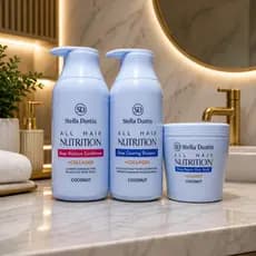 Kit Nutrição Capilar Stella Dustin Coconut + Colágeno Hidratação e Reparação Completa 500ml