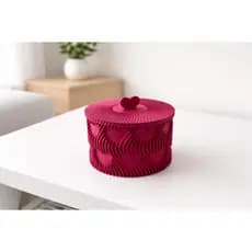 Organizador Multiuso Decorativo Porta Objetos Rosa Porta Joias Maquiagem Caixa Organizadora