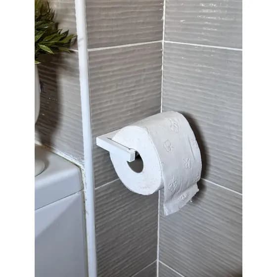 Suporte Papel Higiênico Sem Furo | Design Moderno com Saque Rápido para Banheiro