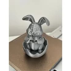 Coelhinho no ovo coelho da páscoa ovo da pascoa decoração criativa moderna decorativa estatueta