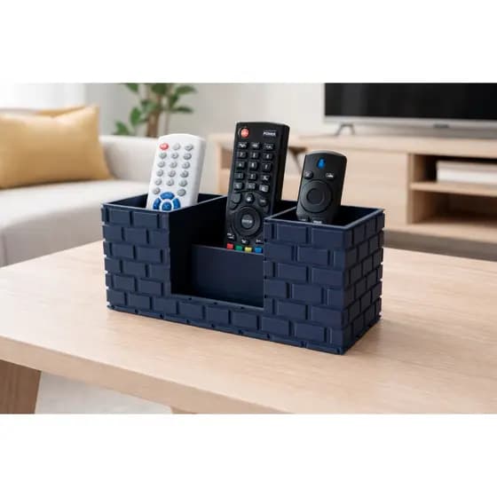 Organizador de Controle Remoto Porta Controle Suporte Mesa Sala Porta Objetos Multiuso Decoração