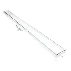 Ralo Linear Oculto 100cm com Sifão Seca Box 5cm Coletor Plástico Premium Branco, Preto e Cinza para Banheiro
