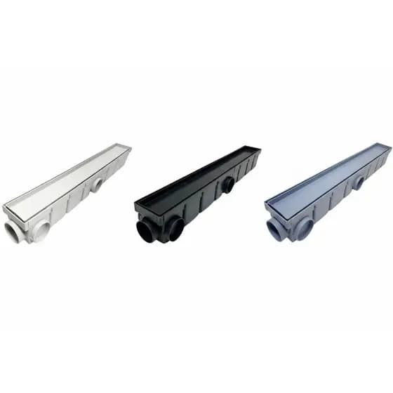 Ralo Banheiro Linear Oculto 6x50 Invisível Sifonado Seca o Box Preto Branco Cinza Saída 40 mm