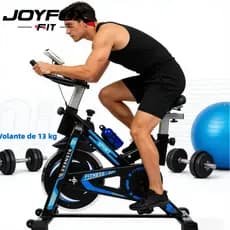 Bicicleta Ergométrica Para Spinning Mecanica 13kg Fitness Residencial Silenciosa Cor Preto/vermelho