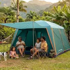 Barraca Camping Acampamento4-8 Pessoas Impermeavel 4000mm Joyfox Barraca Familiar Grande320*210*180CM