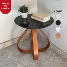 Mesa Canto Multiuso Apoio Cebola Sala Quarto Escritório Tampo 50cm altura 60cm