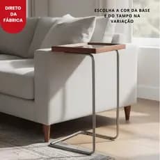 Mesa De Apoio Lupus Aproximação Multiuso Prática para Cama Sofá Escritório Várias cores