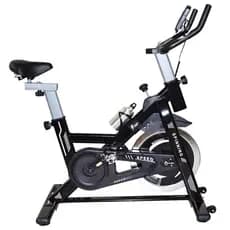 Bicicleta Spinning Ergométrica Fitness Premium Preto Com Roda De Inércia De 13kg
